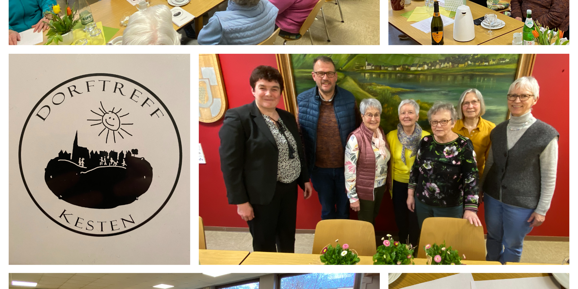 Collage Zehn Jahre Dorftreff Kesten