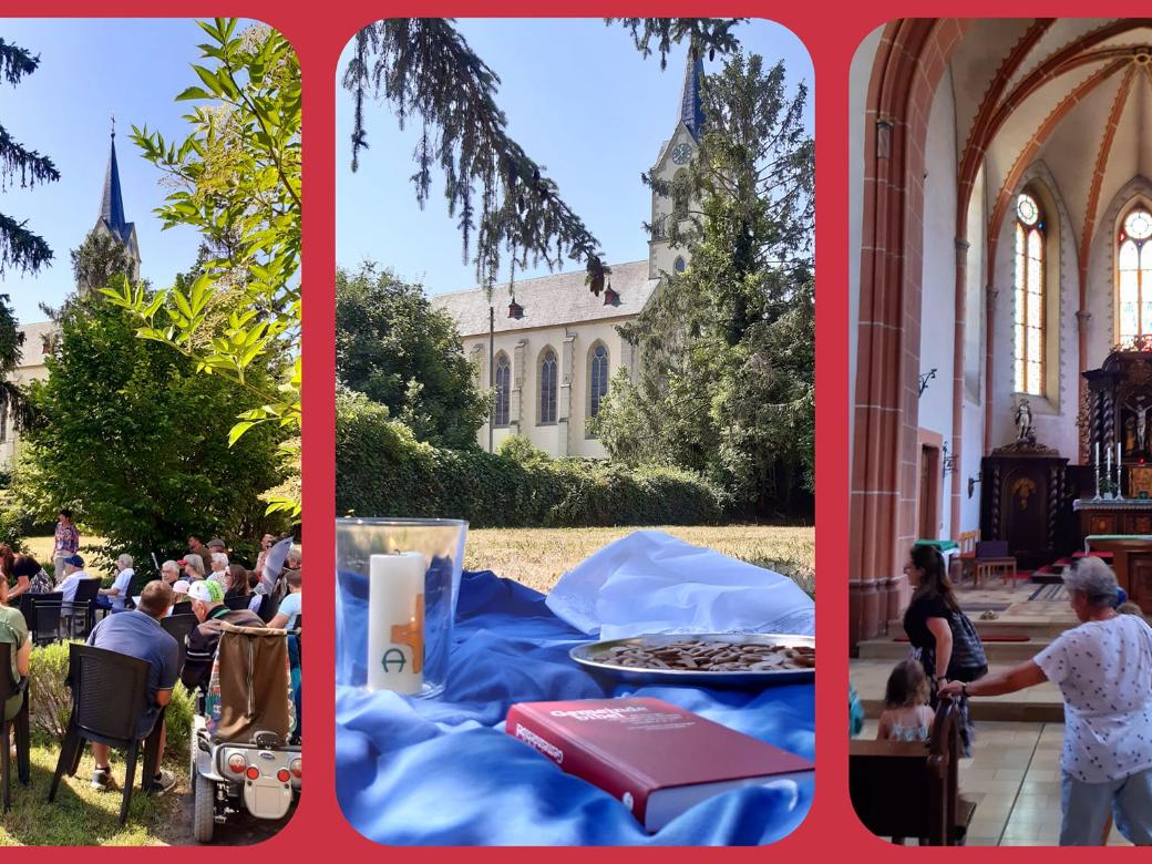 Collage Picknickgottesdienst