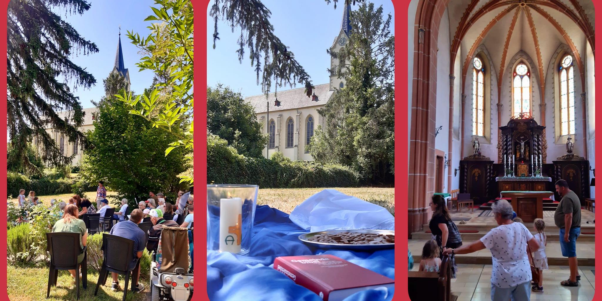 Collage Picknickgottesdienst