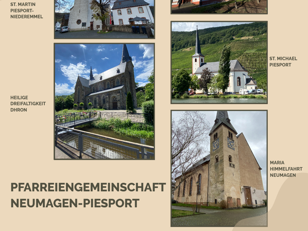 Collage Pfarreiengemeinschaft Neumagen-Piesport