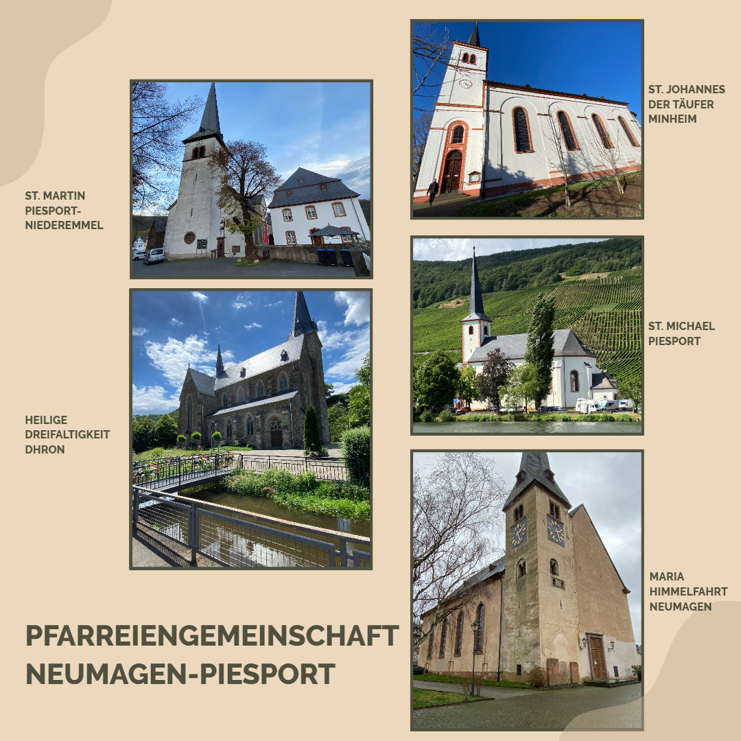 Collage Pfarreiengemeinschaft Neumagen-Piesport
