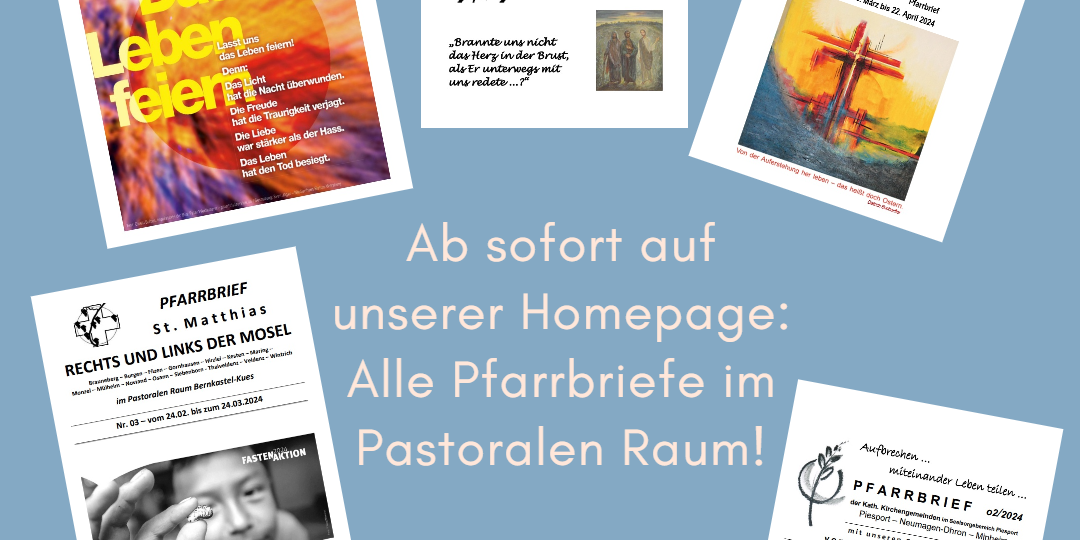 Collage Pfarrbriefe