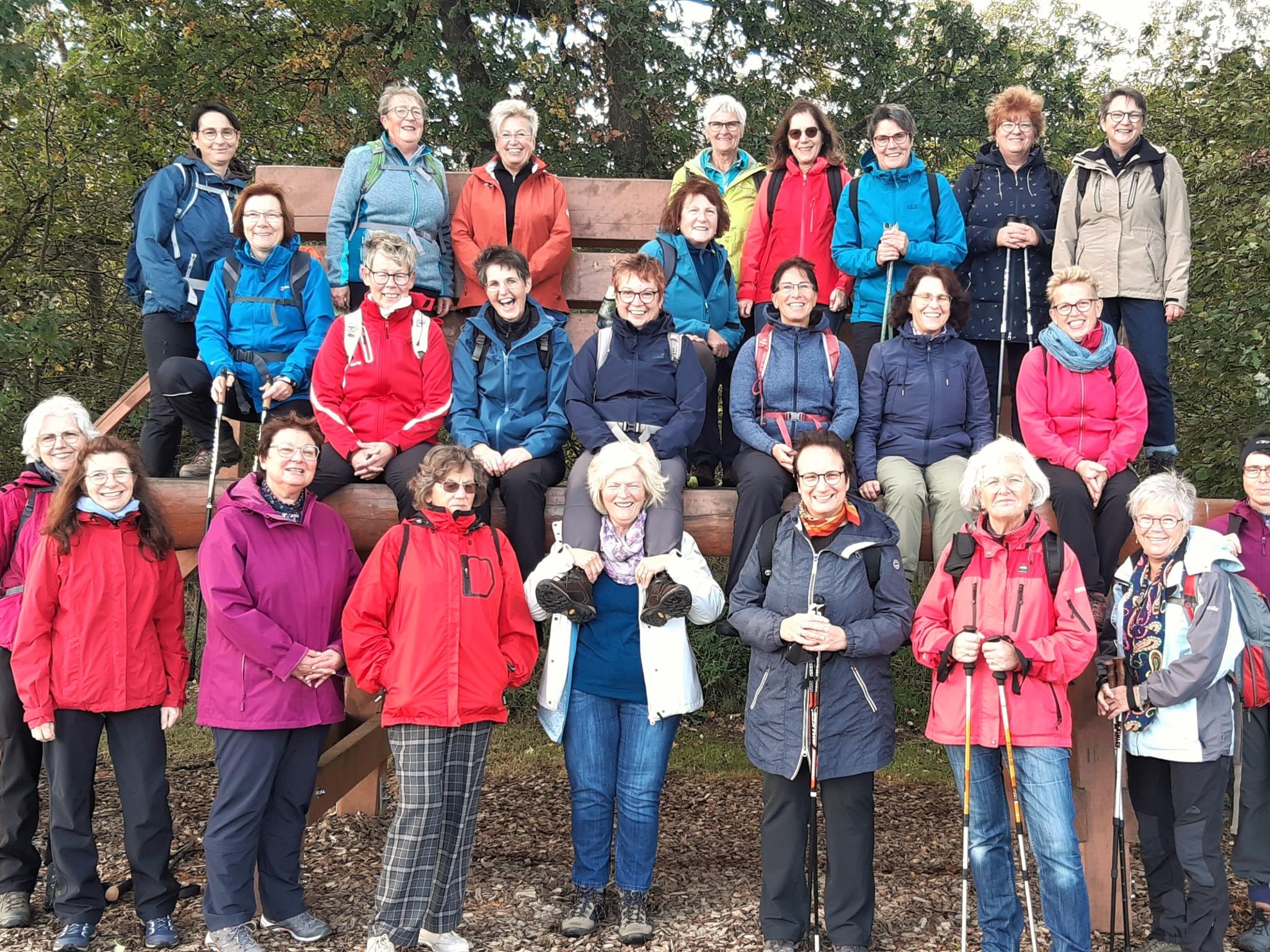 Gruppenfoto der Frauenwandertour