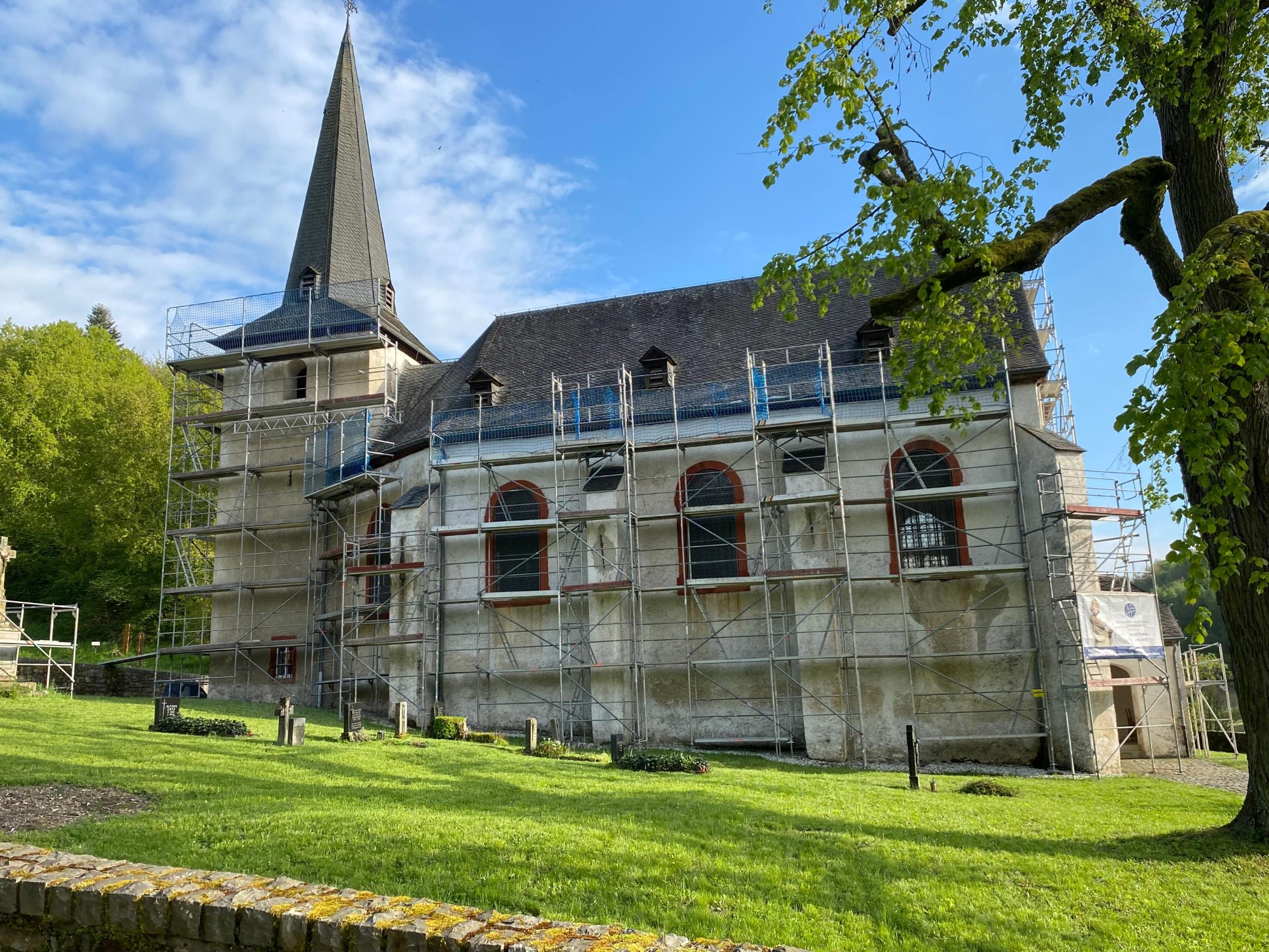 Außenrenovierung 2024 Walholzkirche