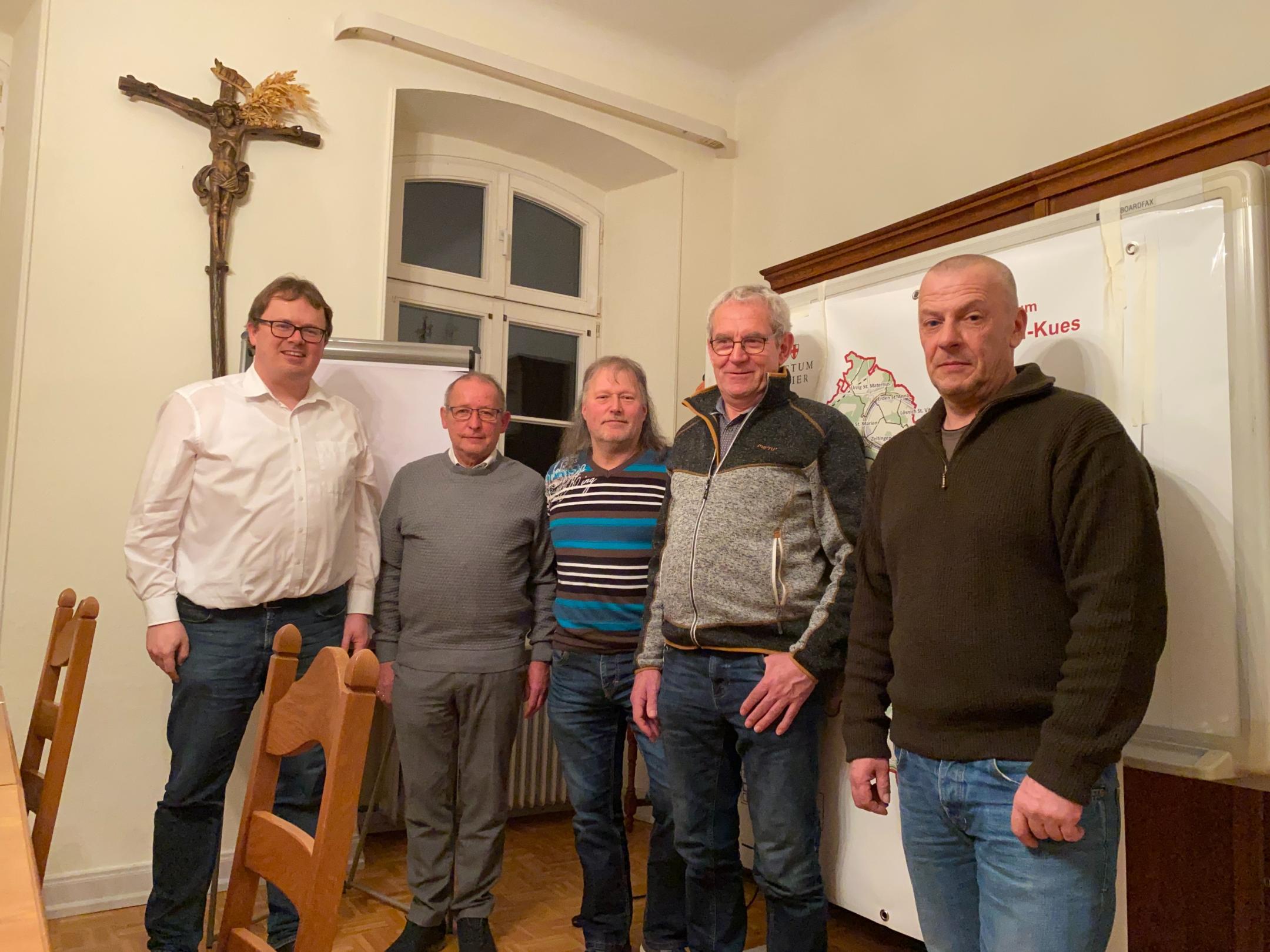 Verbandsausschuss des Kirchengemeindeverbandes Pastoraler Raum nach der Konstituierung