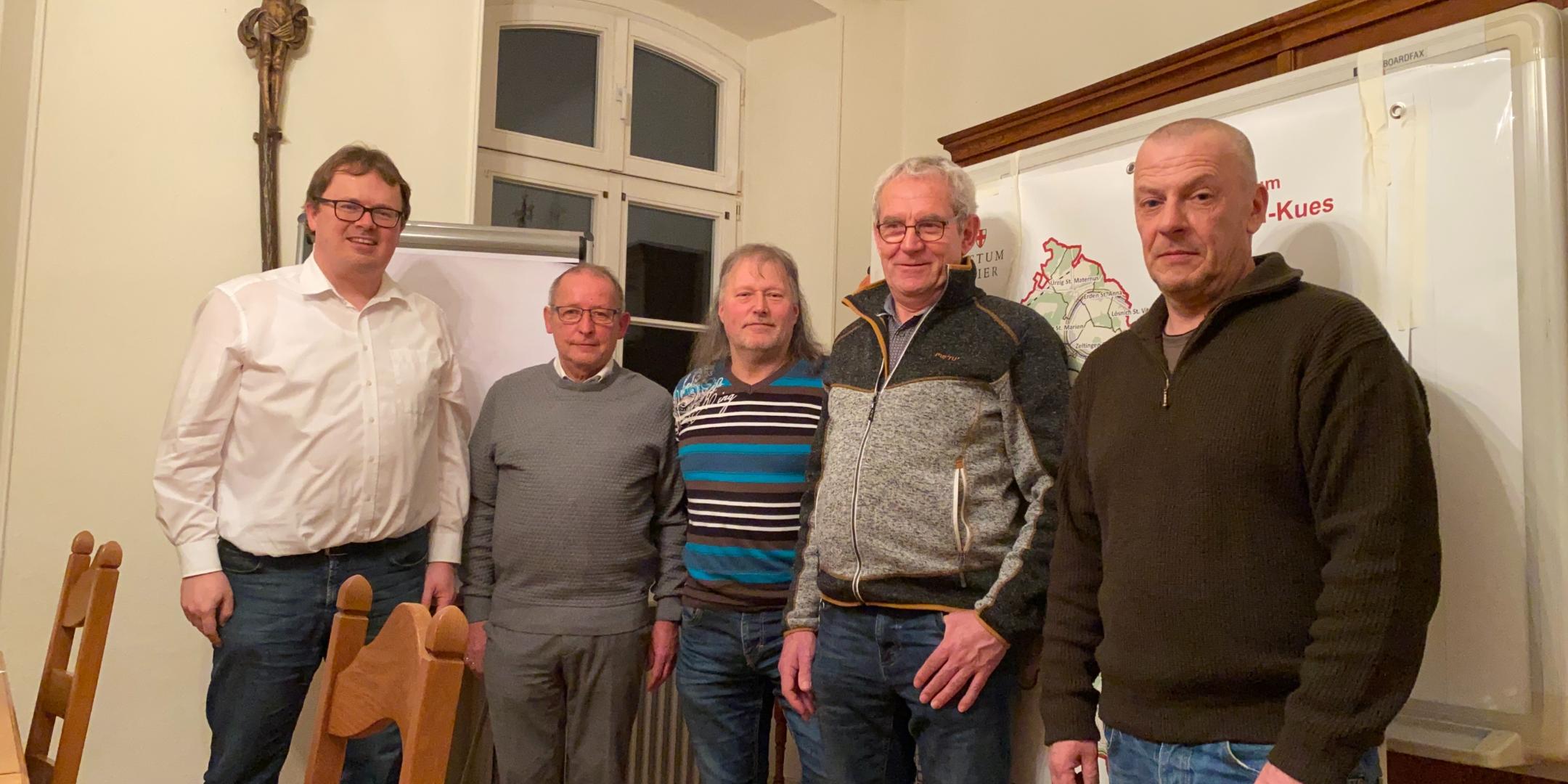 Verbandsausschuss des Kirchengemeindeverbandes Pastoraler Raum nach der Konstituierung