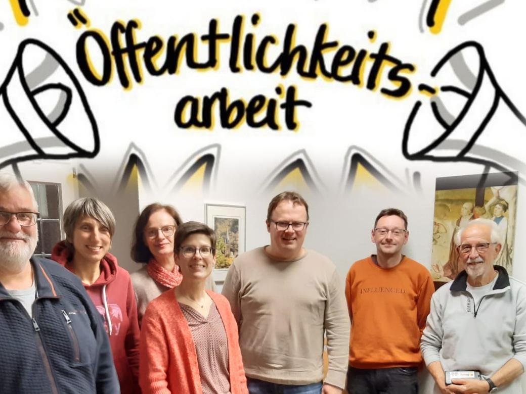 Teilnehmer am Austauschabend am 13. November 2023