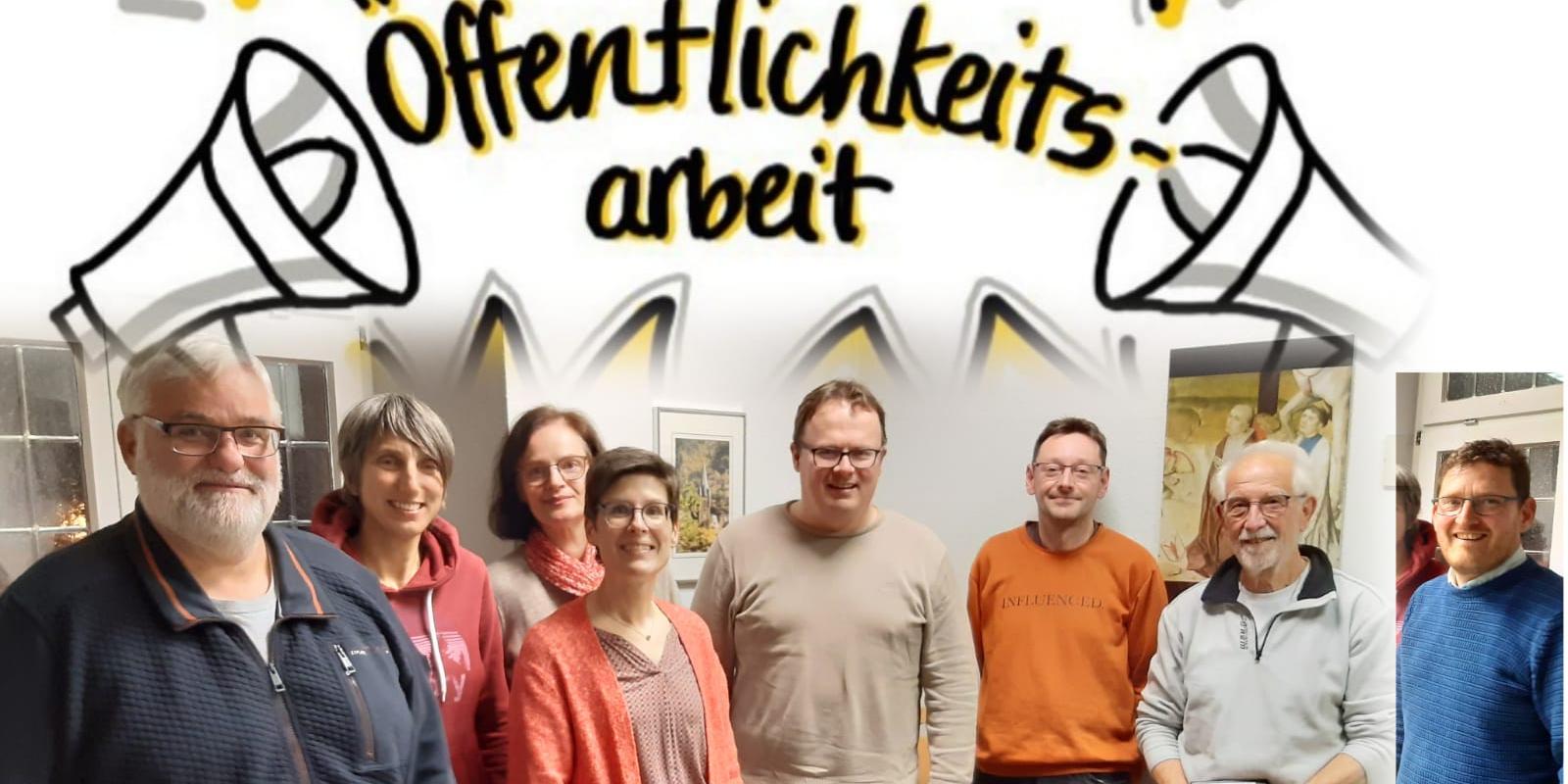 Teilnehmer am Austauschabend am 13. November 2023