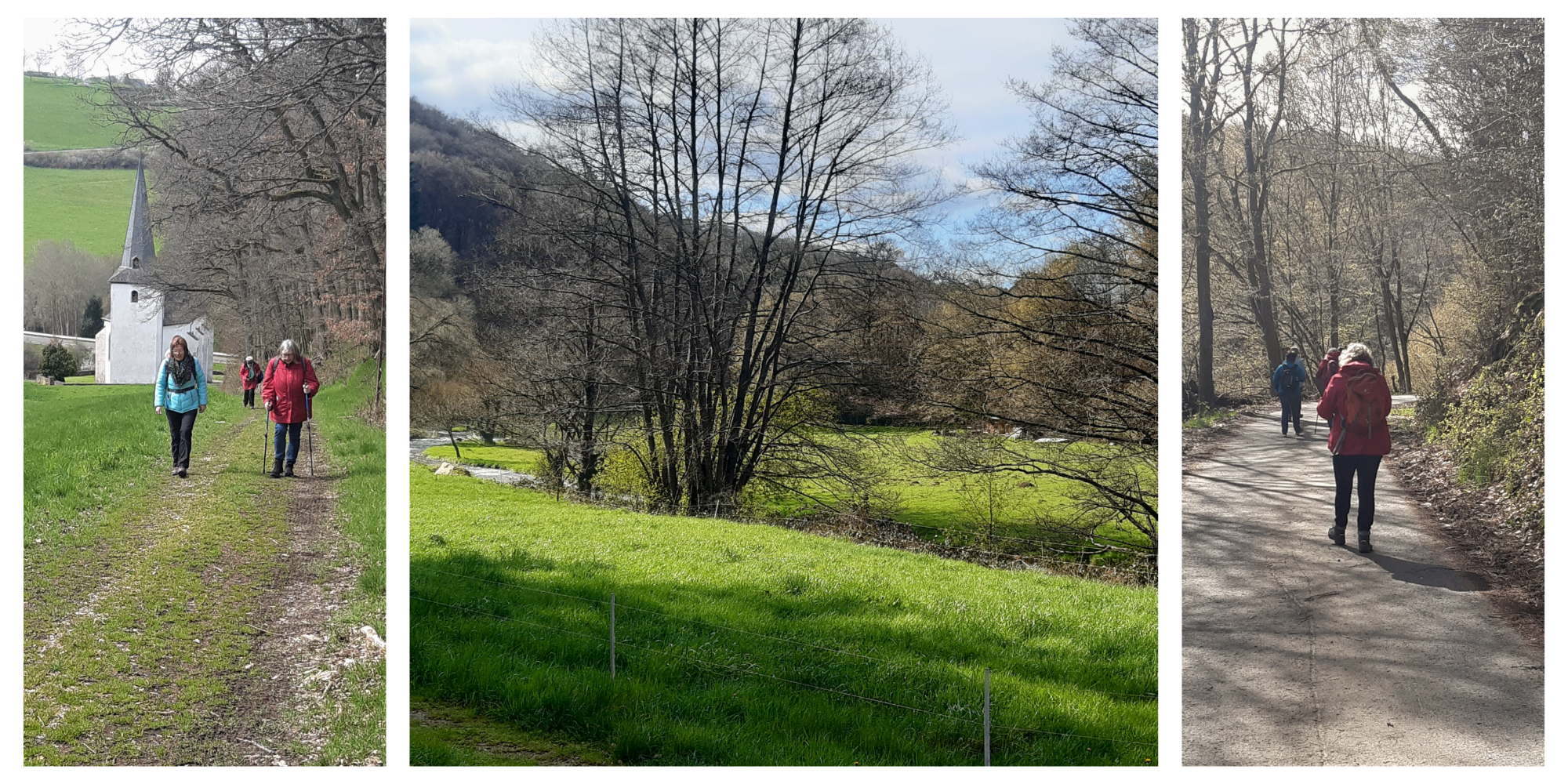 Collage Schreibwanderung