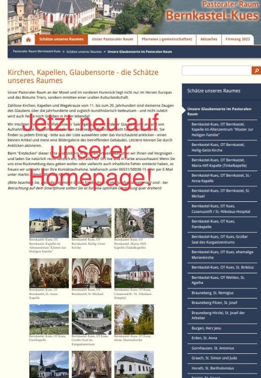 Neuer Inhalt auf der Homepage!