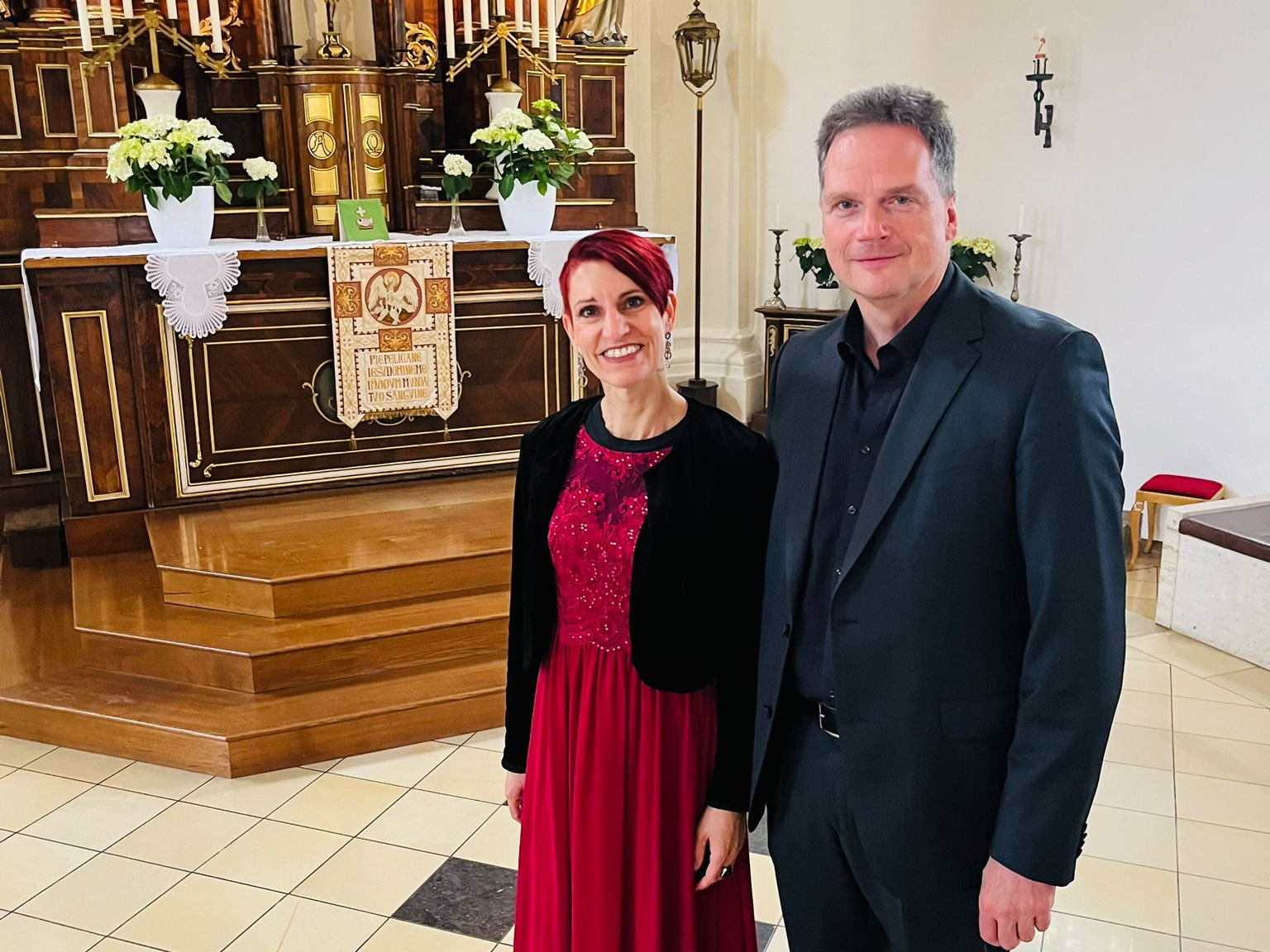 Manuela Meyer (Sopran) und Dr. Michael Meyer (Orgel)