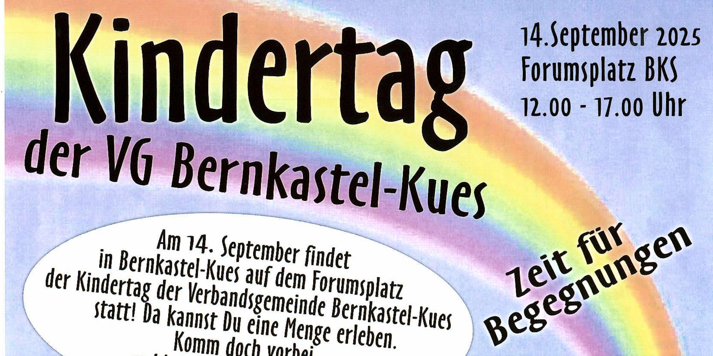 Flyer Kindertag Vorderseite