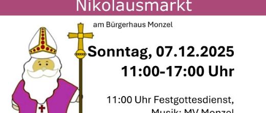 Traditioneller Nikolausmarkt in Monzel
