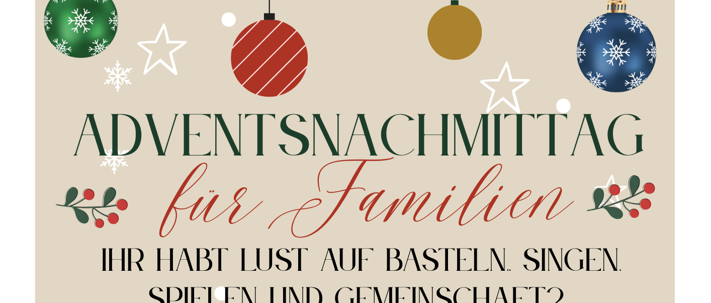 Adventsnachmittag für Familien