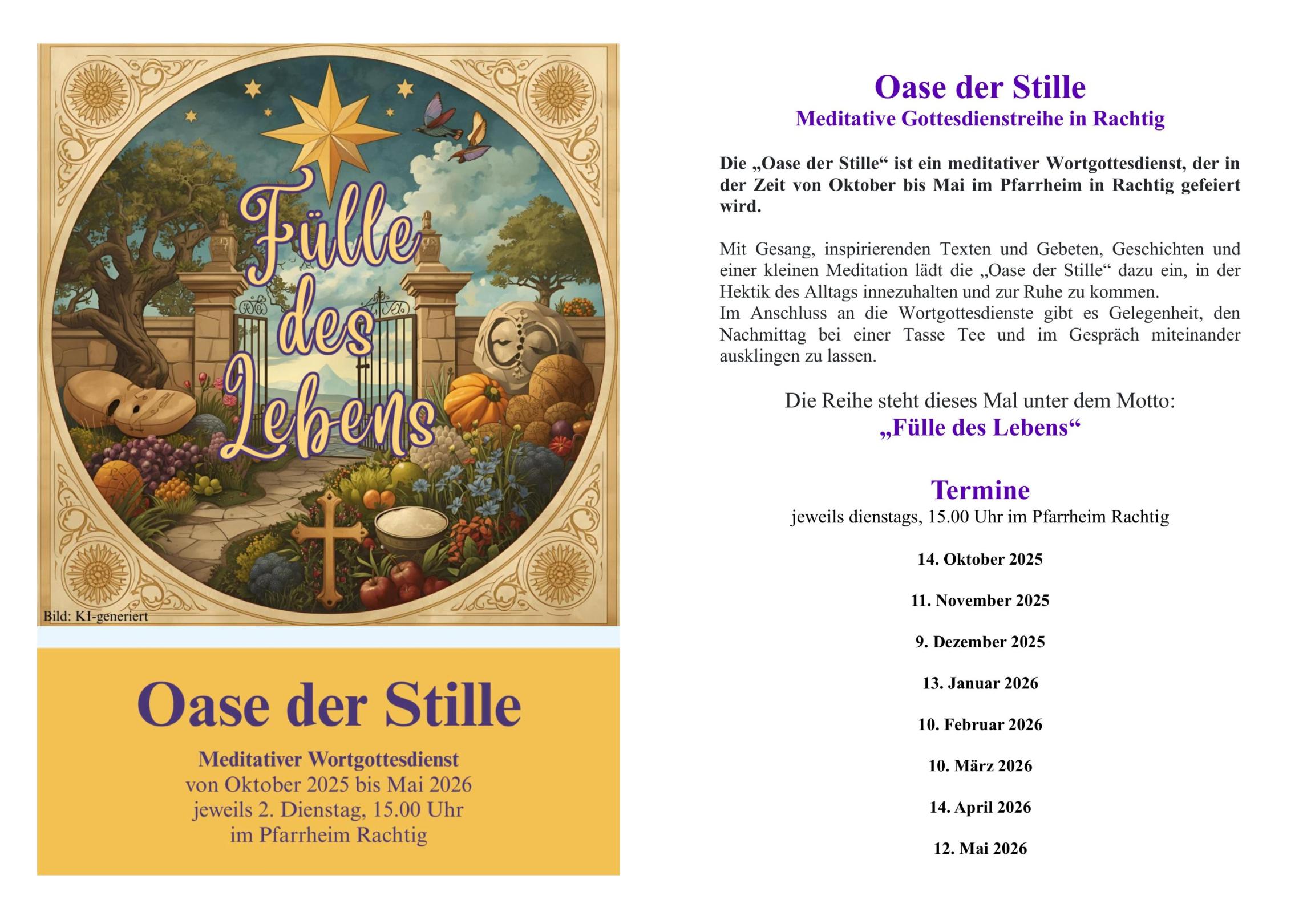 Oase der Stille 2025