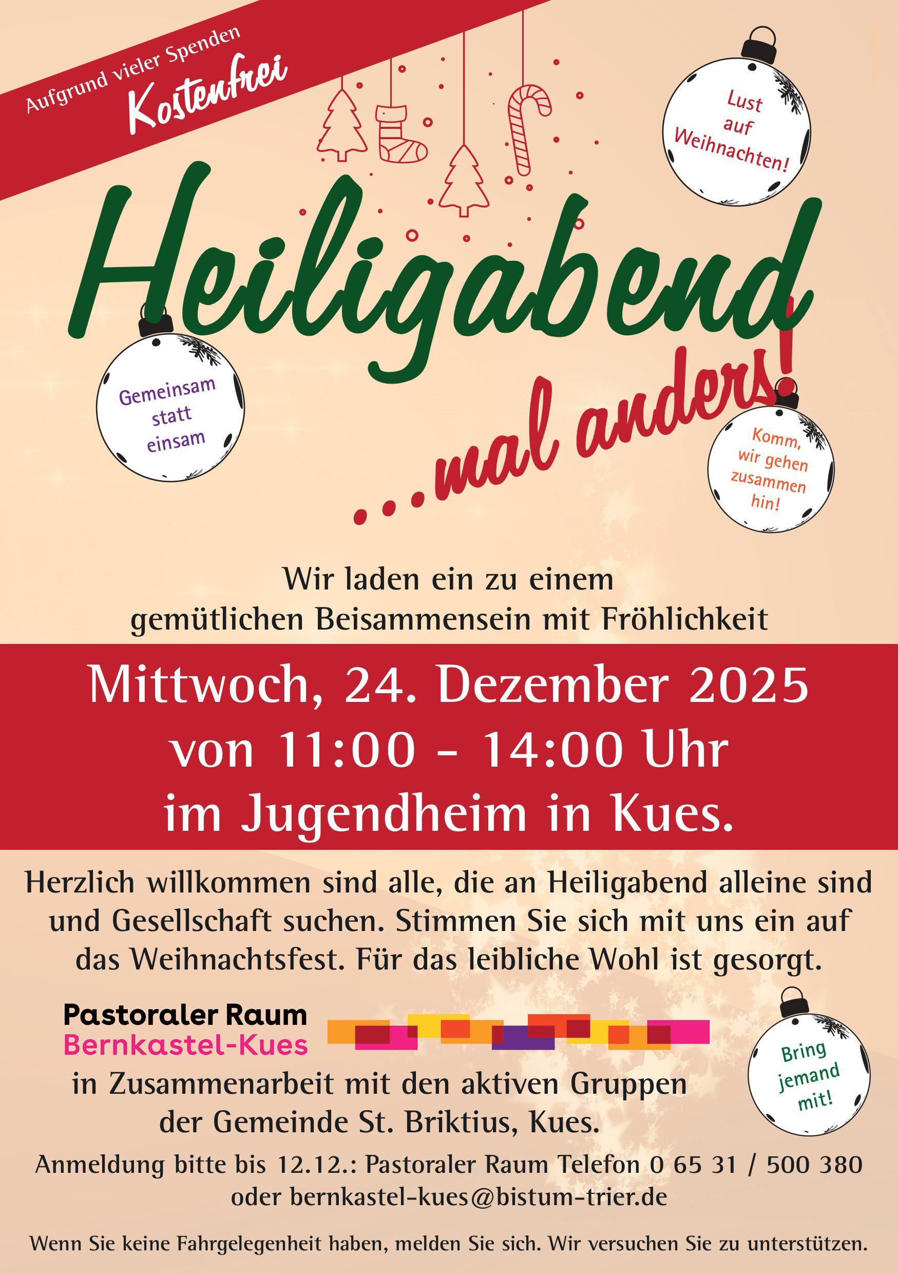 20251031 Heiligabend mal anders