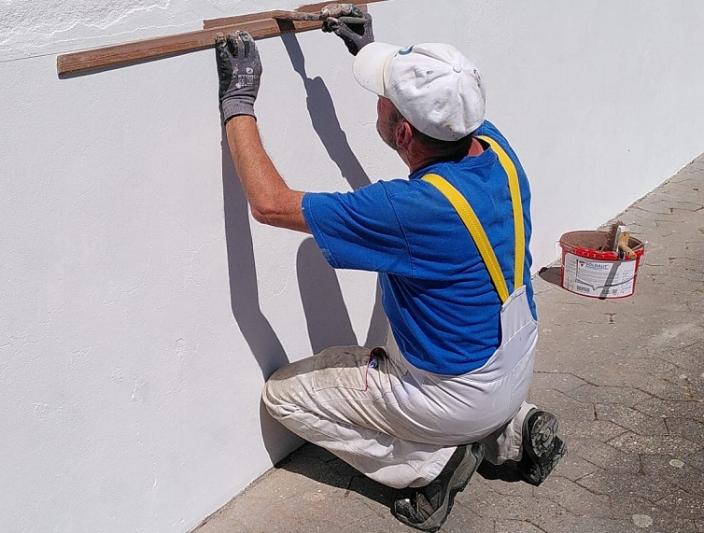 Karl Baum bei der Arbeit