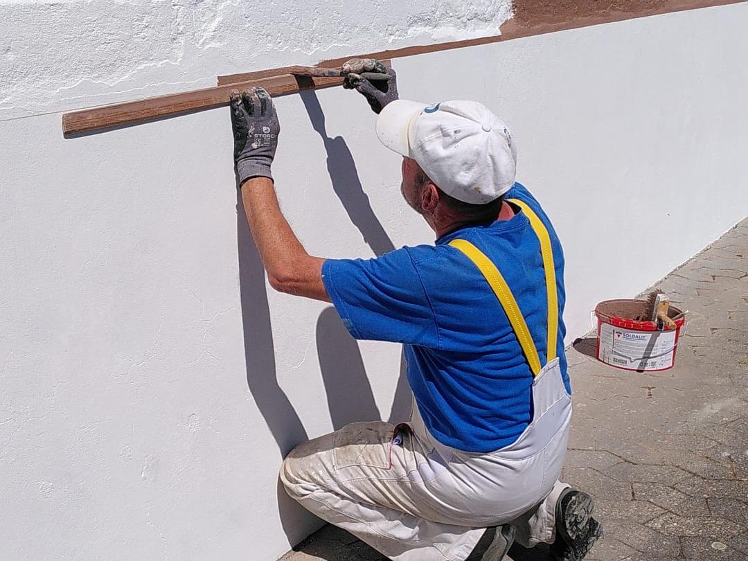 Karl Baum bei der Arbeit