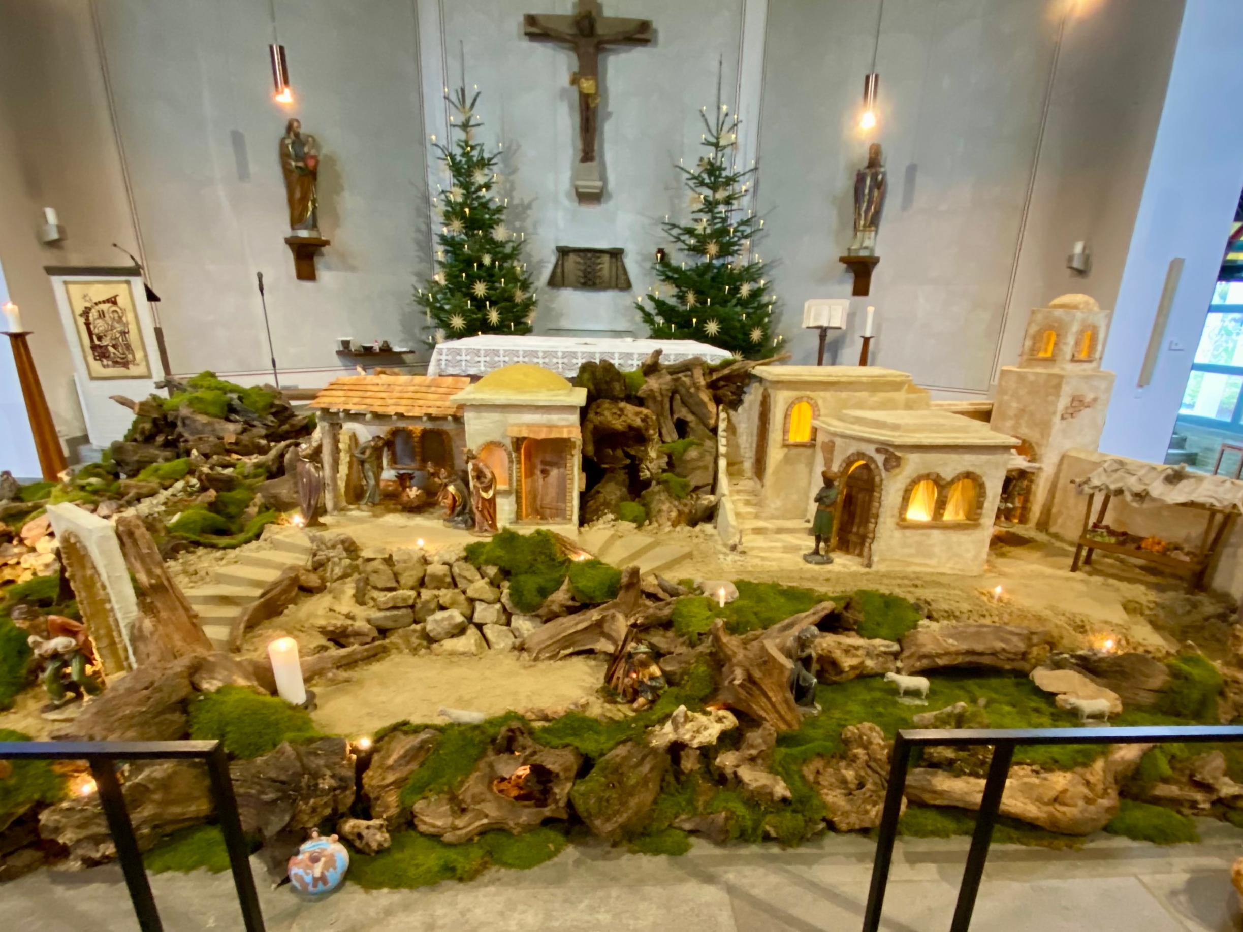 Weihnachtskrippe 2021 St. Lambertus Noviand