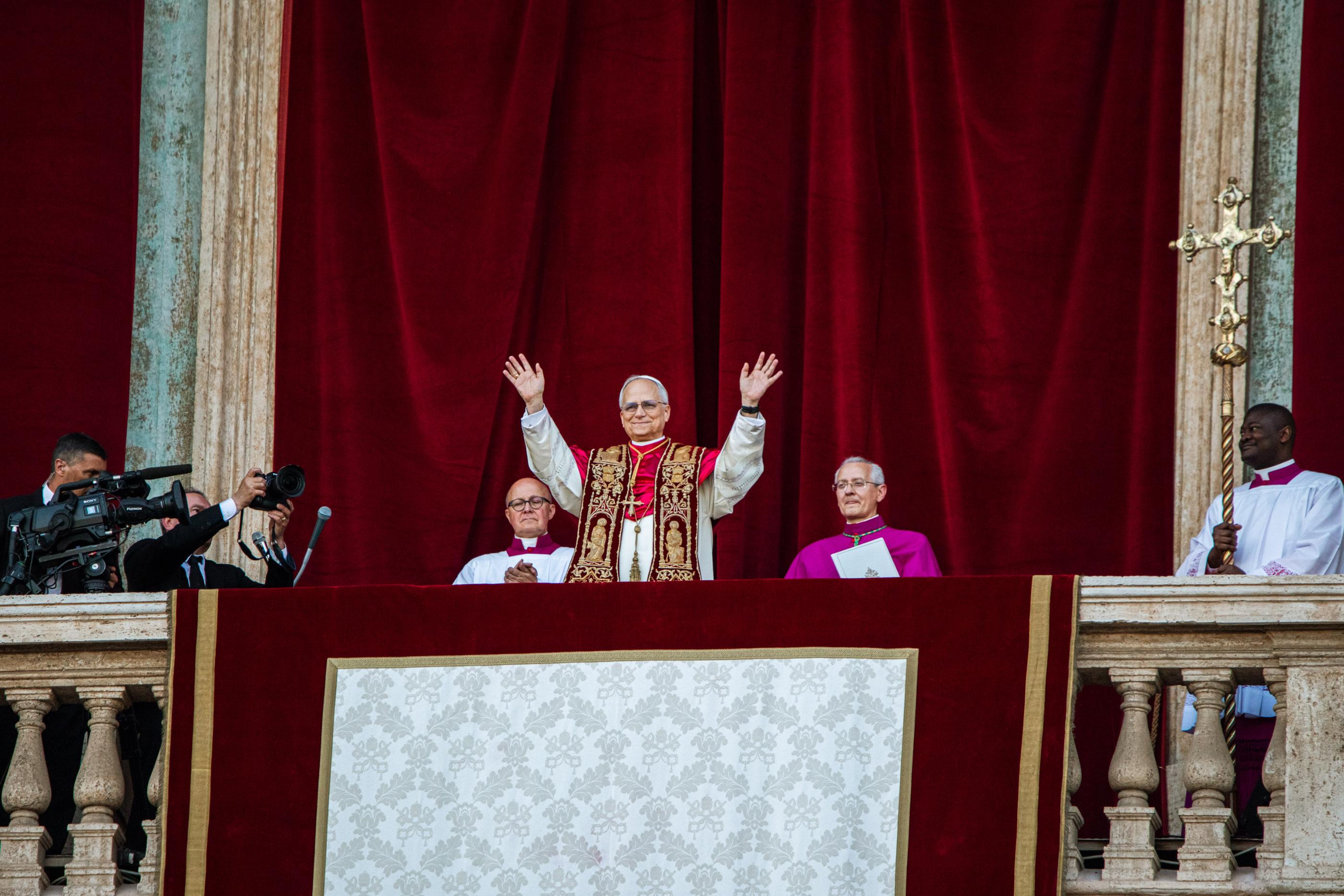 Papst Leo XIV. bei seinem Amtsantritt