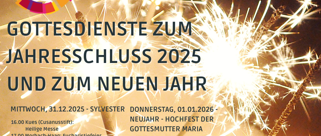 Finden Sie hier (Klick auf das Bild) alle Gottesdienste zum Jahreswechsel!