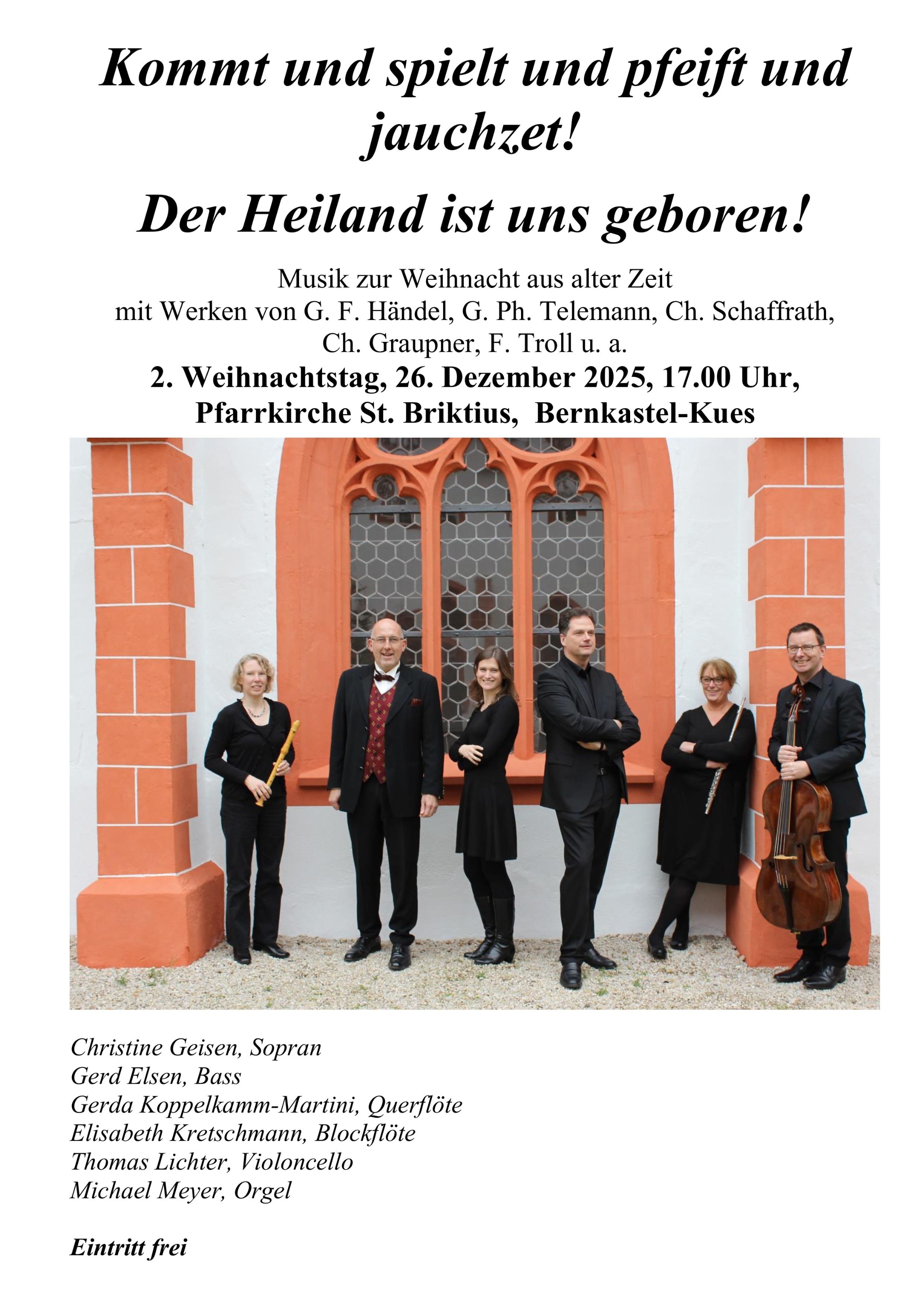 Konzert 2025.12.26 Cusanusstift Werbung Plakat A4