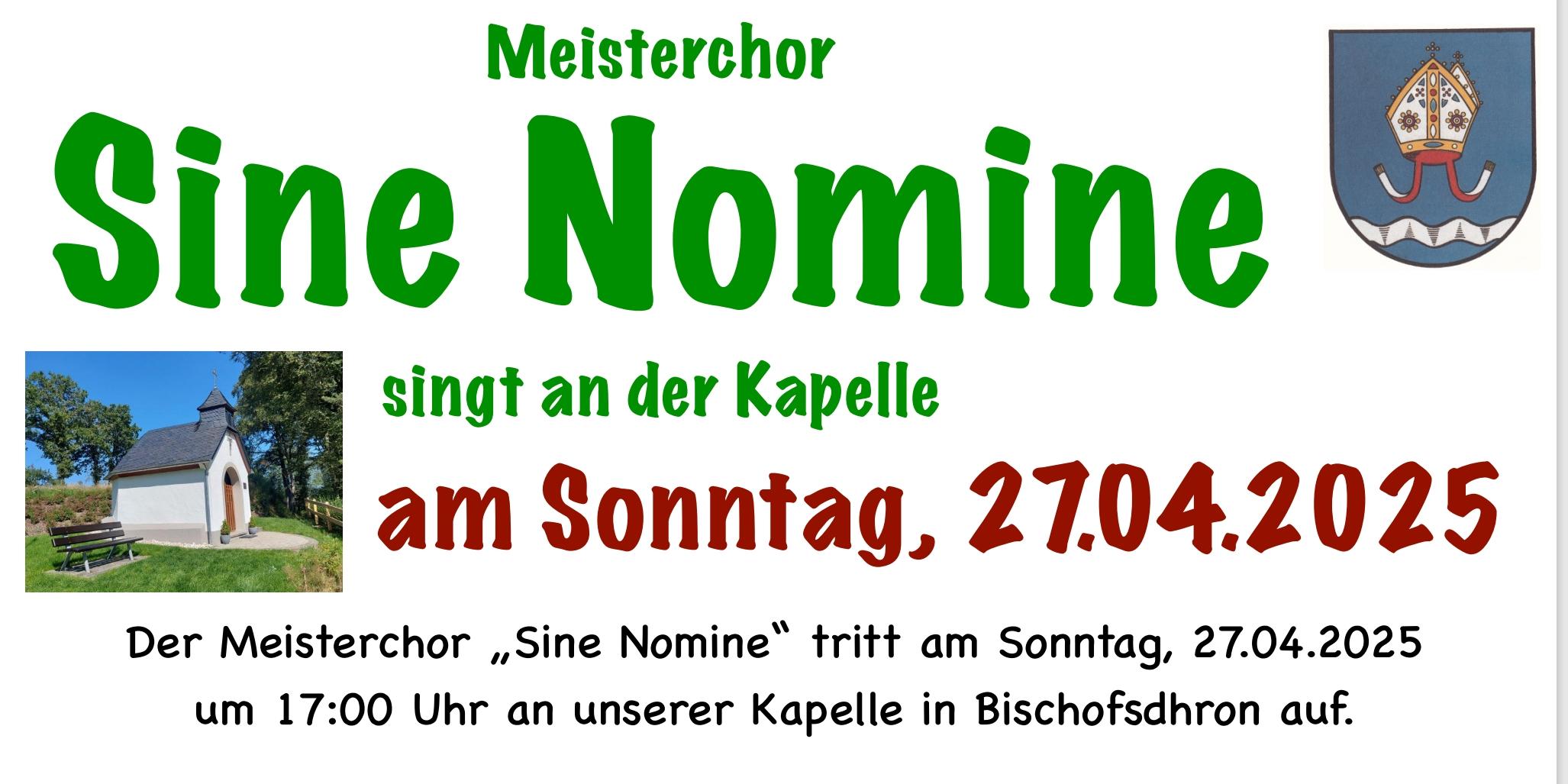 Konzert mit Chor Sine Nomine