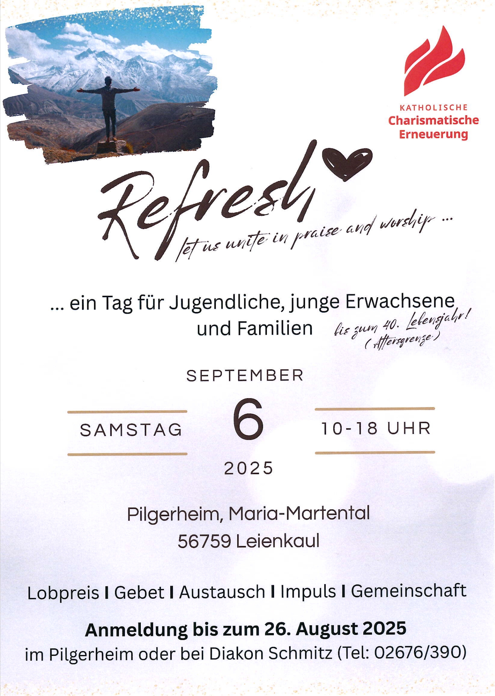 Refresh- VA in Maria Martental im September