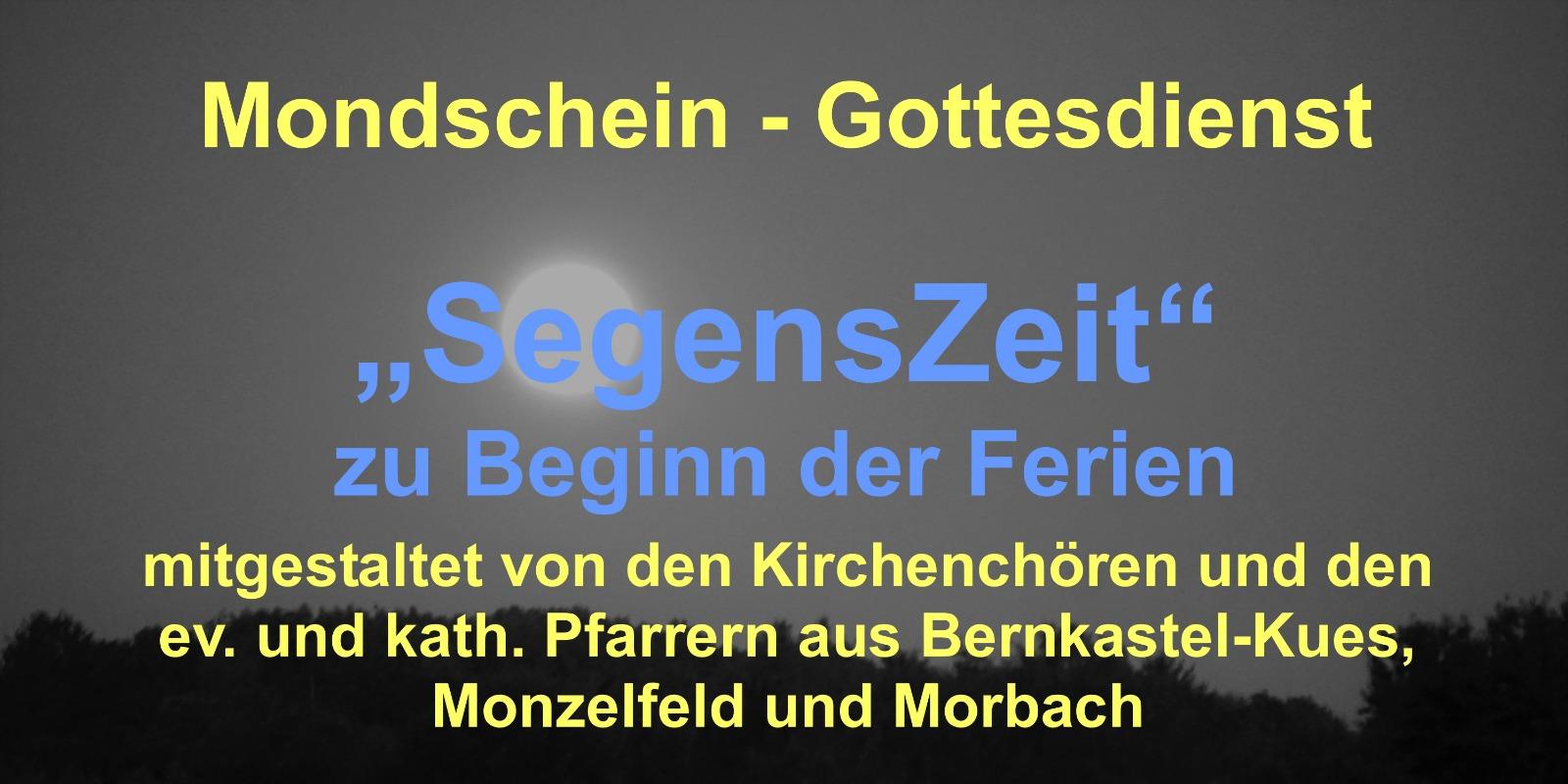 Plakat dunkel mit Mondscheind
