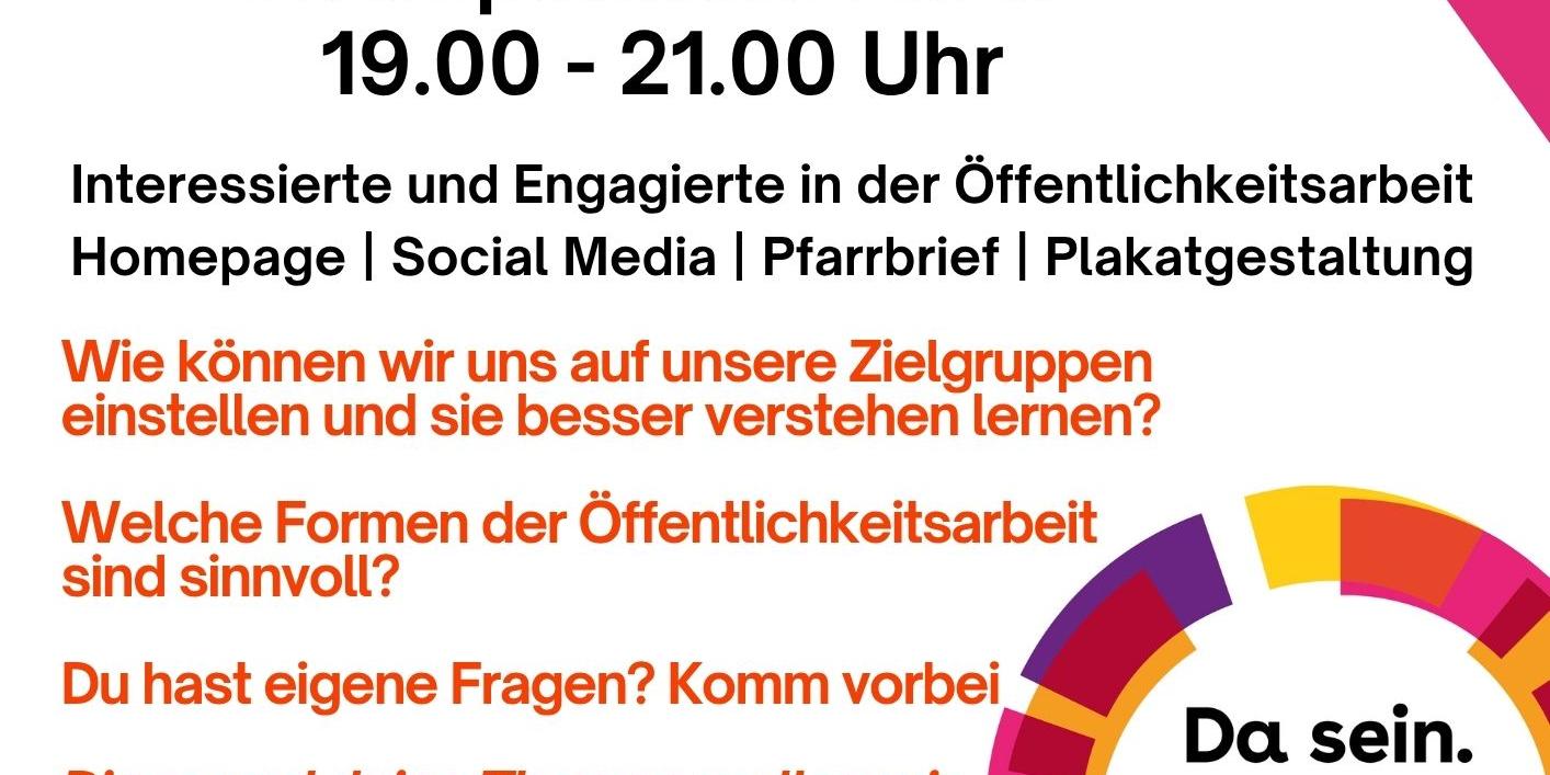 20260914 Einladung nächster Termin Öffentlichkeitsarbeit (1) Plakat sicht.bar