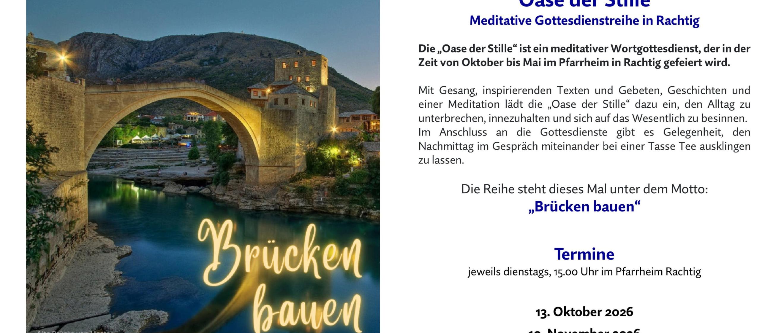 Oase der Stille