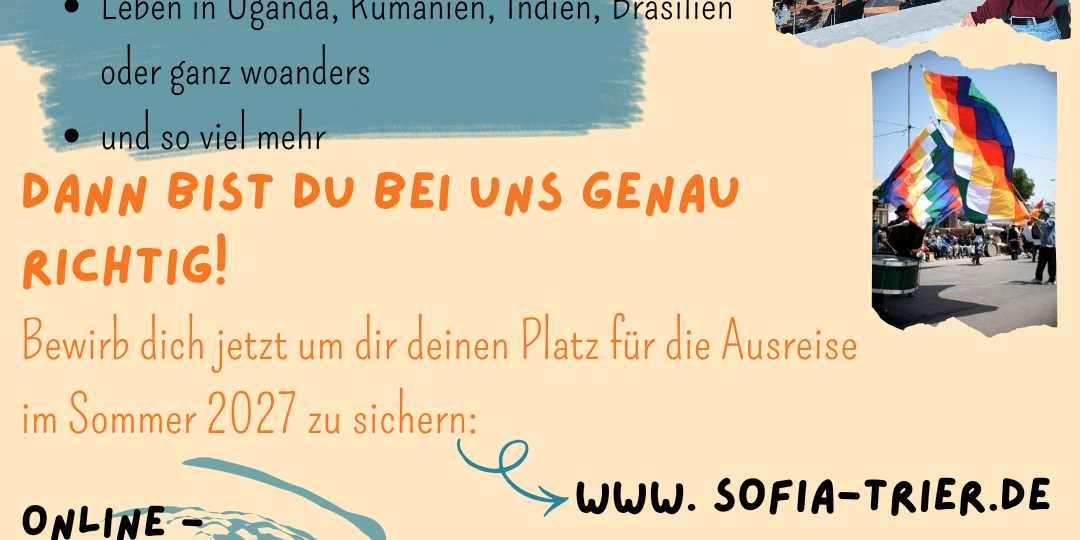 Bewirb dich jetzt für deinen Freiwilligendienst im Ausland (3)