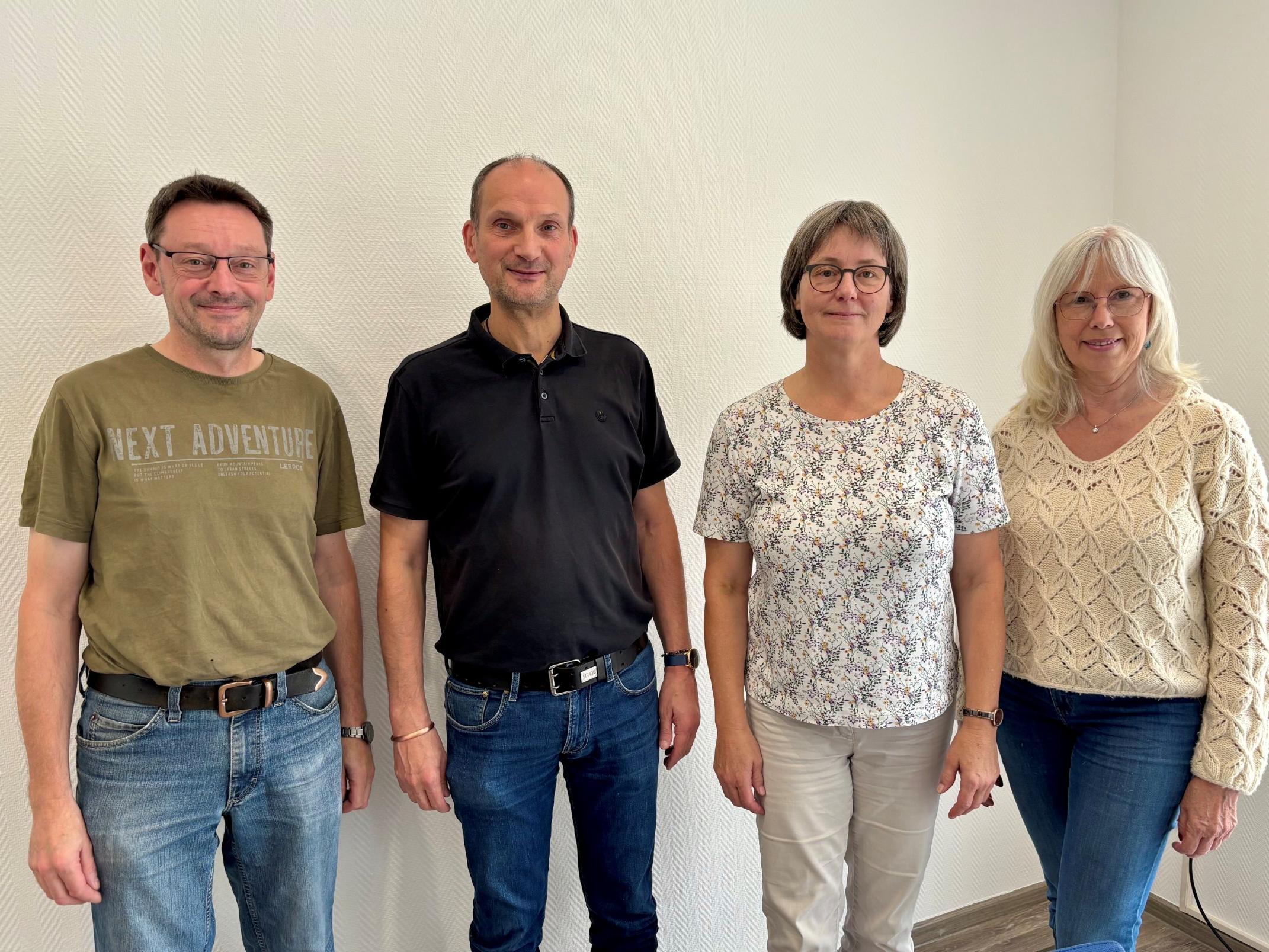 Die Mitarbeitervertretung unseres Kirchengemeindeverbandes Pastoraler Raum Bernkastel-Kues: Bernd Engels, Detlef Lehnert, Theresia Thiesen, Gaby Kappes (v.l.n.r.)