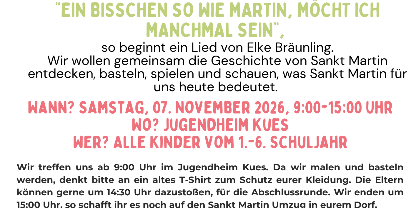 Flyer mit Kindern