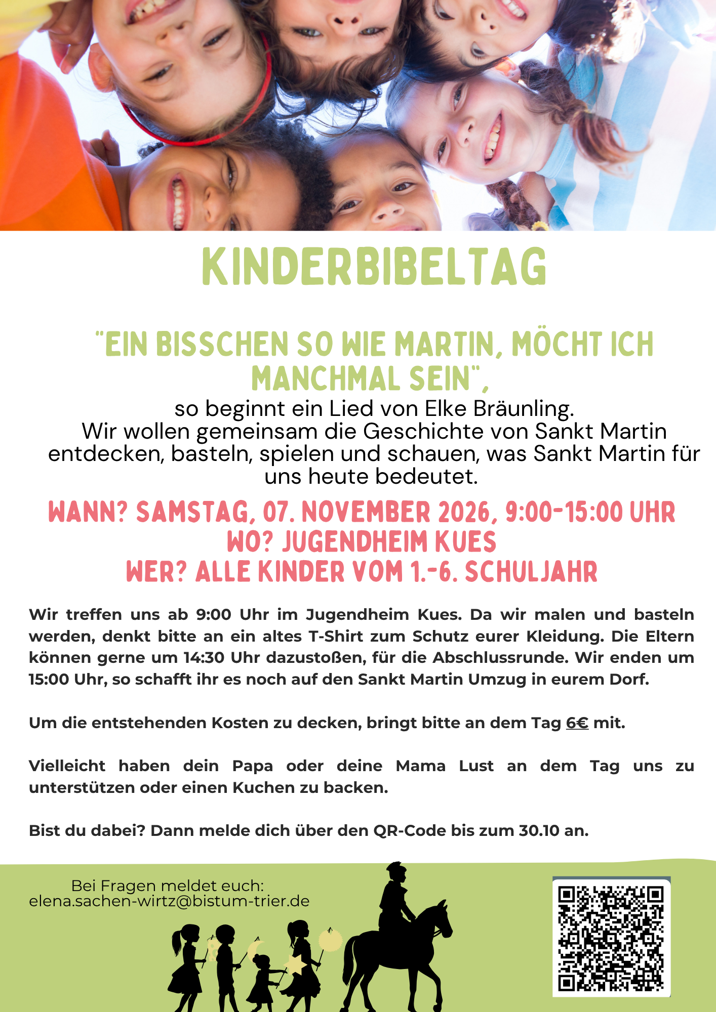 Flyer mit Kindern