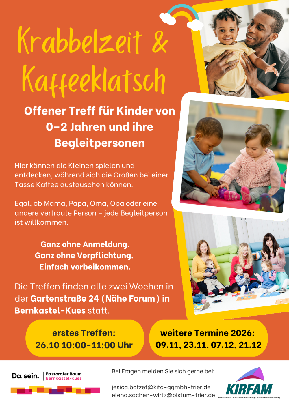 Krabbelzeit und Kaffeeklatsch