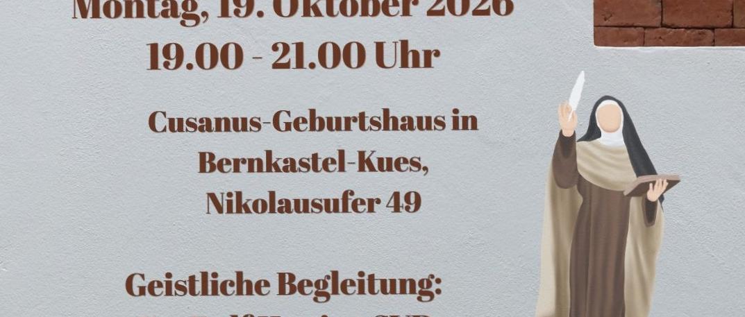 Teresa von Avila Gesprächsabend